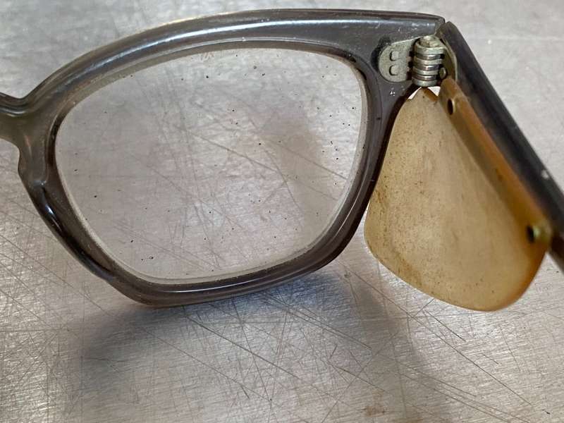 Vintage working protection glasses, from the 60s, from Germany, very rare,  collectors item