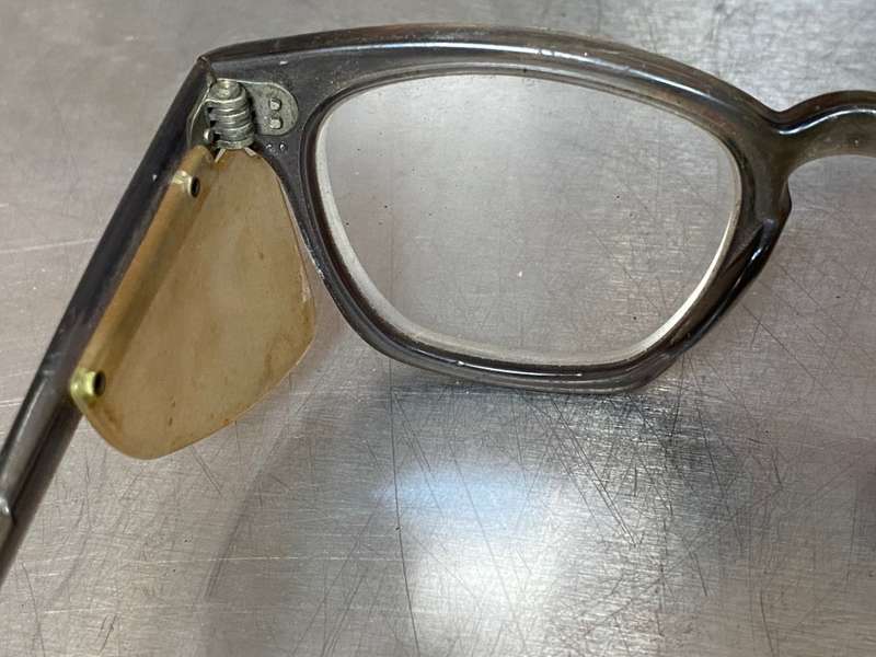 Vintage working protection glasses, from the 60s, from Germany, very rare,  collectors item