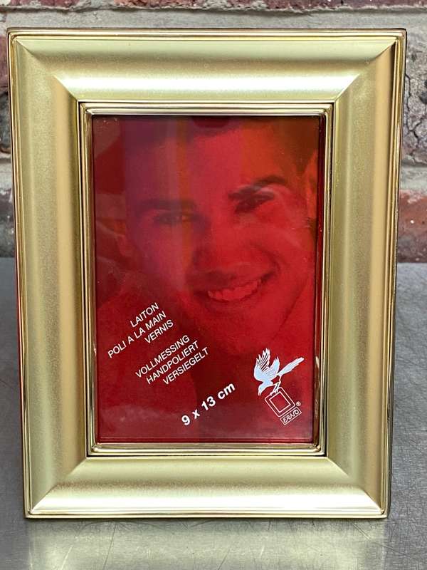 Erno Photo Frame brass metal,gold colour, from Germany, like new, size 9x13cm,