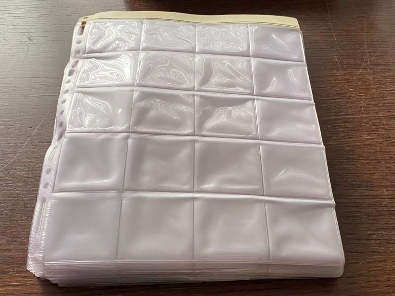30 x Panodia A4 Slide Sheets for 5 x 5cm slides, 1 sheet takes 20 slides Lot 1