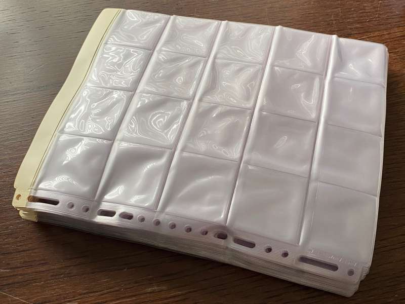 30 x Panodia A4 Slide Sheets for 5 x 5cm slides, 1 sheet takes 20 slides Lot 1