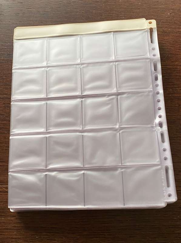 30 x Panodia A4 Slide Sheets for 5 x 5cm slides, 1 sheet takes 20 slides Lot 1