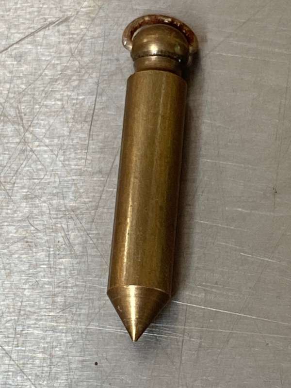 Plumb bob vintage brass