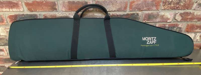 Rifle / Shotgun Bag, green, from Germany Moritz Zapf, foam inside, very strong bag with zip