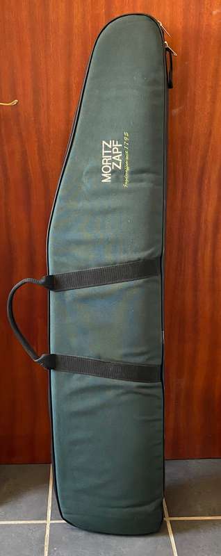Rifle / Shotgun Bag, green, from Germany Moritz Zapf, foam inside, very strong bag with zip