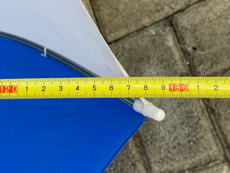 Konica Umbrella, vintage, from the 70s/80s, diameter 128cm, rare ,collectors item, from Germany
