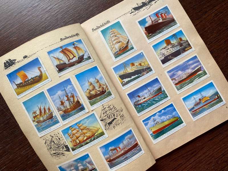 Vintage Collectors item 1952 : Vom Wikinger-Schiff zum Düsenjäger (From Viking ship to jet figh...