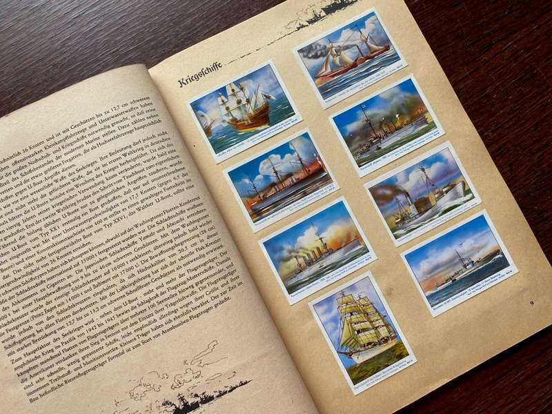 Vintage Collectors item 1952 : Vom Wikinger-Schiff zum Düsenjäger (From Viking ship to jet figh...