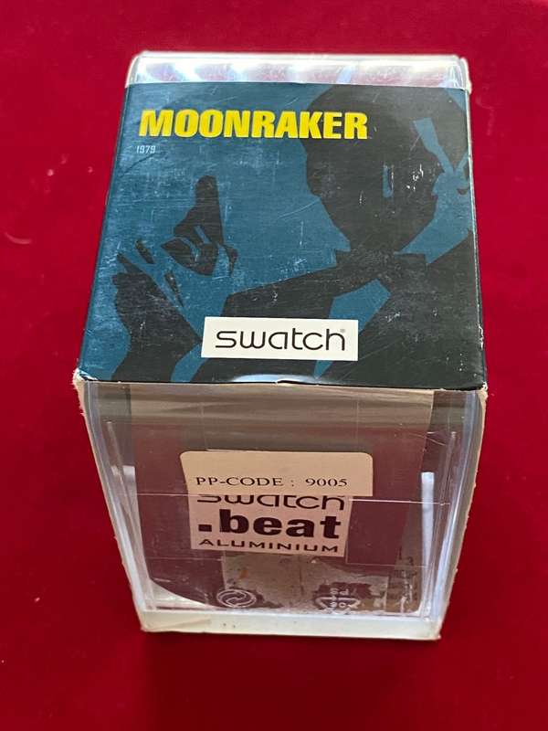 JAMES BOND MOONRAKER SWATCH WATCH Special Edition GENUINE OFFICIAL, LIKE NEW, IN ORIGINAL BOX
