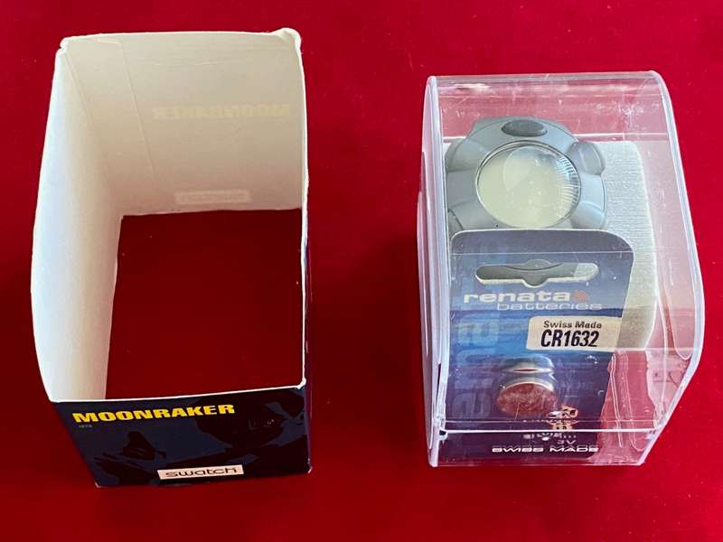 JAMES BOND MOONRAKER SWATCH WATCH Special Edition GENUINE OFFICIAL, LIKE NEW, IN ORIGINAL BOX