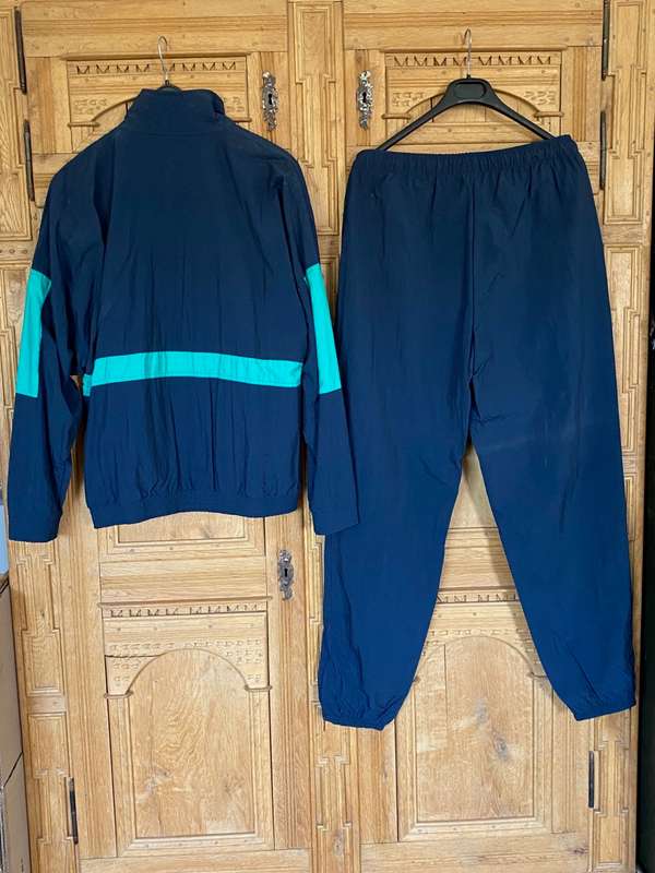Vintage CONTAX YASHICA  Tracksuit, blue , from 1991, collectors item, in good condition,size L