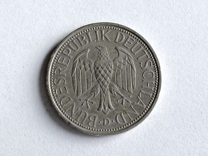1 Deutsche Mark 1990 D, Bundes Republik Deutschland , rare , collectors item