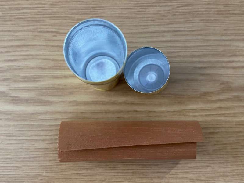 1 x Empty alumium container for Habanos montecristo master  cigarette , vintage