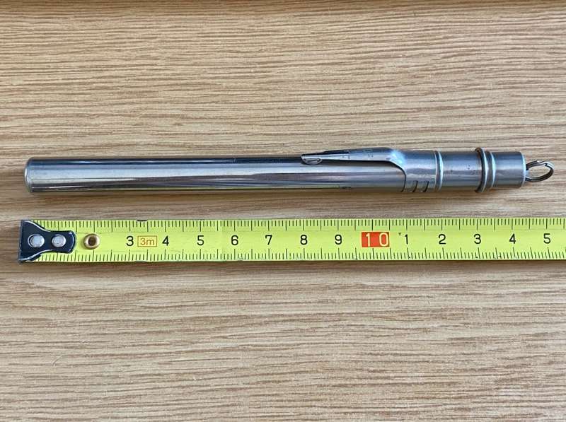 TETENAL Thermometer in metal case , photo lab, LOT 1 , vintage, approx. from the 50s/60s