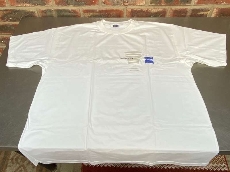 Zeiss T-Shirt white , still new , size XL , from Germany, vintage, collectors item