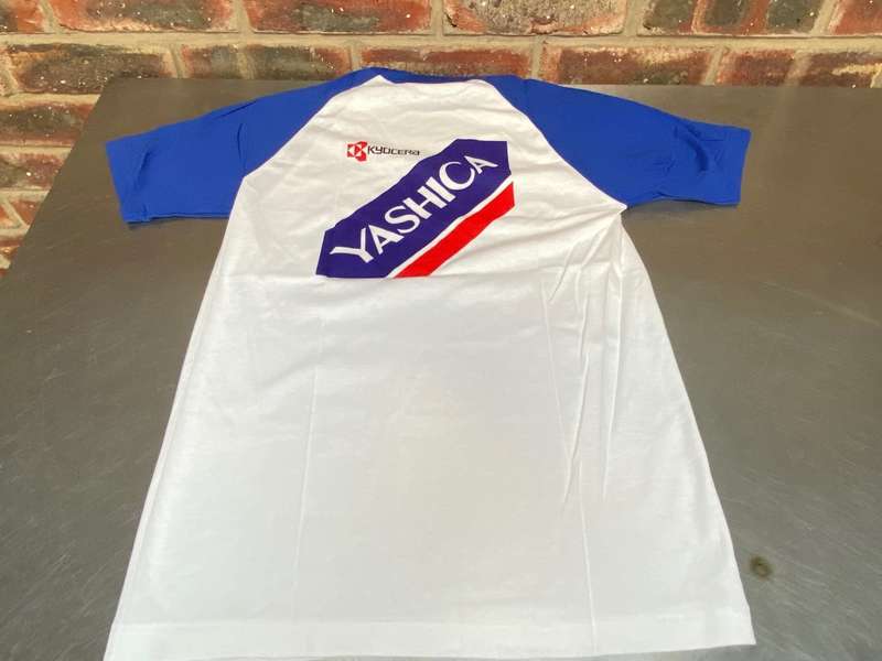 Kyocera Yashica T-Shirt, size L more like M,vintage,collectors item
