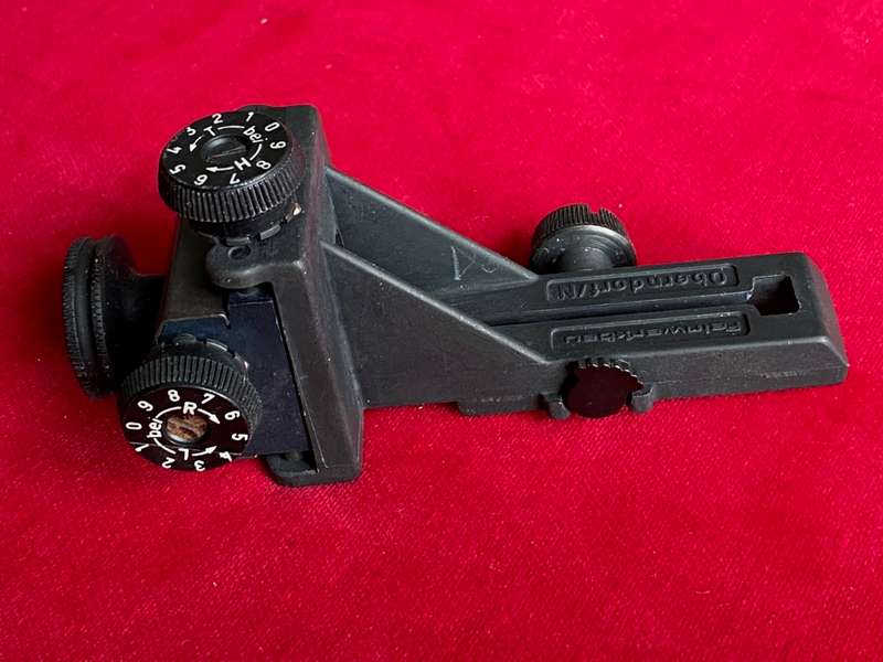 Feinwerkbau Oberndorf Diopter (fits on 11mm Rail), vintage, shooting equippment