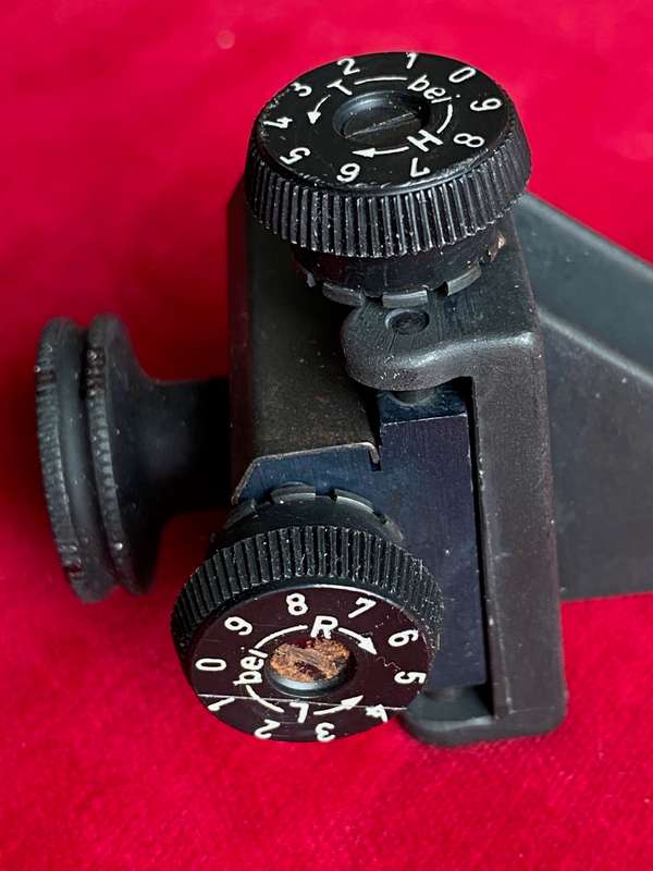 Feinwerkbau Oberndorf Diopter (fits on 11mm Rail), vintage, shooting equippment