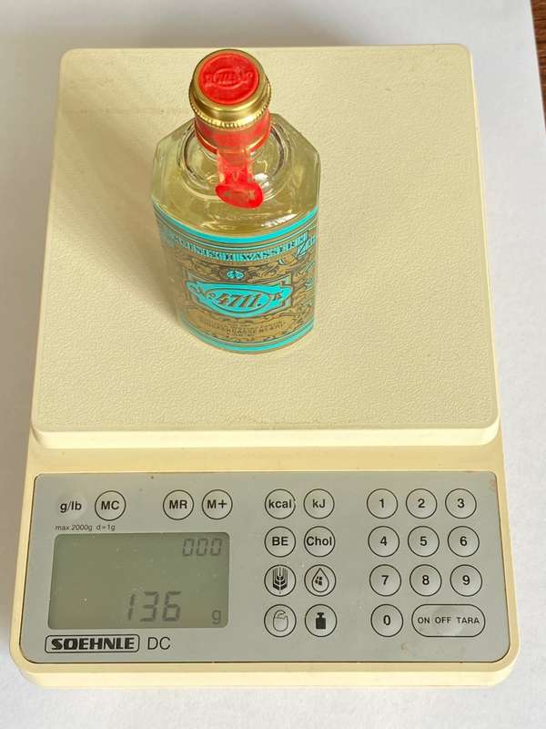4711 Kolnisch Wasser,Original Eau de Cologne, 50ml bottle, full, from Germany, Rare, Vintage, LOT 1