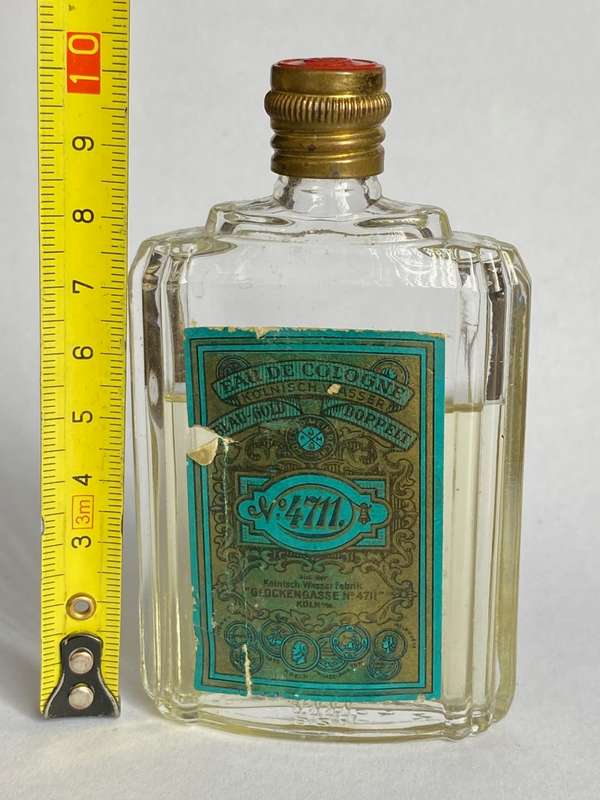 4711 Kolnisch Wasser,Original Eau de Cologne, bottle, 20ml ?, from Germany, Rare, Vintage, LOT 2