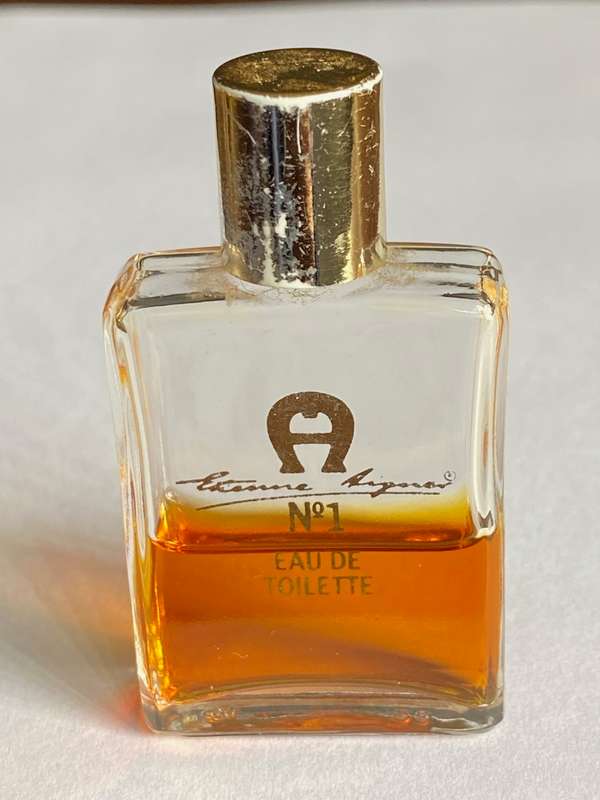 Etienne Aigner No.1 Eau de Toilette, 10ml bottle, rare, Vintage, Collectors item LOT 2