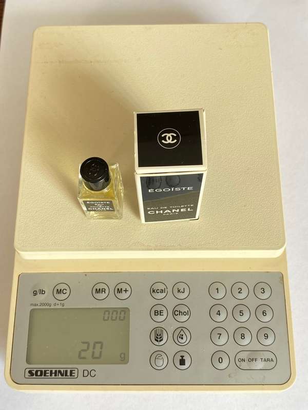 Egoiste Chanel Paris Miniature Eau de Toilette 4ml, full bottle, rare, Vintage, Collectors item, 90s