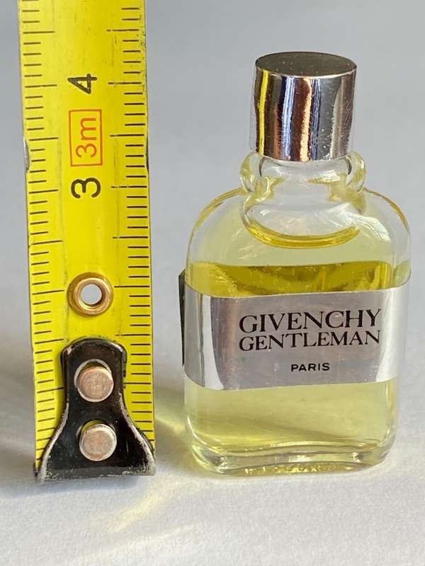 Givenchy Gentleman Miniature Eau de Toilette 3ml, full bottle, rare, Vintage,Collectors item,70s/80s