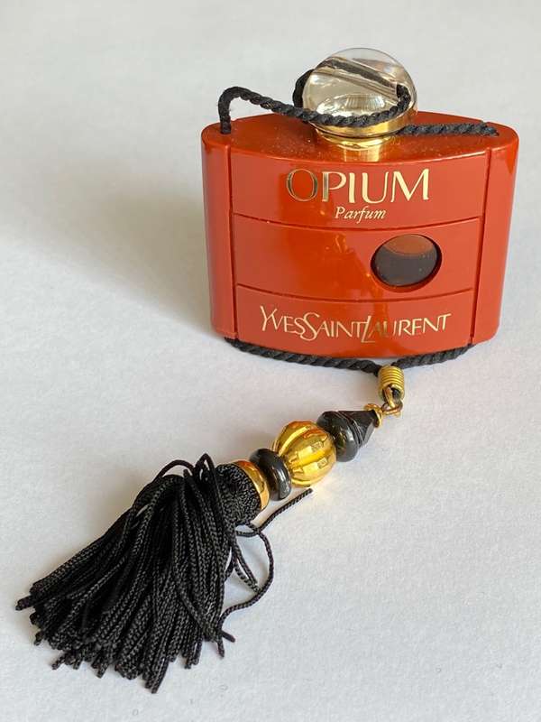 YSL Yves Saint Laurent Opium Parfum,bottle,rare,Mostly full - Vintage,Collectors item, from the 80s