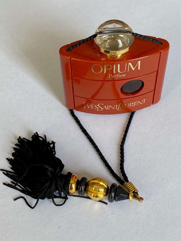 YSL Yves Saint Laurent Opium Parfum,bottle,rare,Mostly full - Vintage,Collectors item, from the 80s