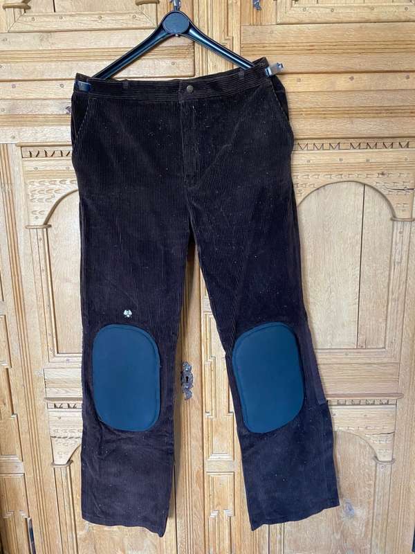 Mouche Shooting trouser ,brown , made in W.Germany, vintage,size L