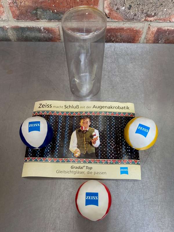 ZEISS Juggling Balls vintage from Germany, still new - never used