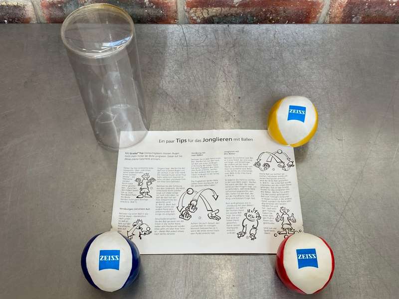 ZEISS Juggling Balls vintage from Germany, still new - never used
