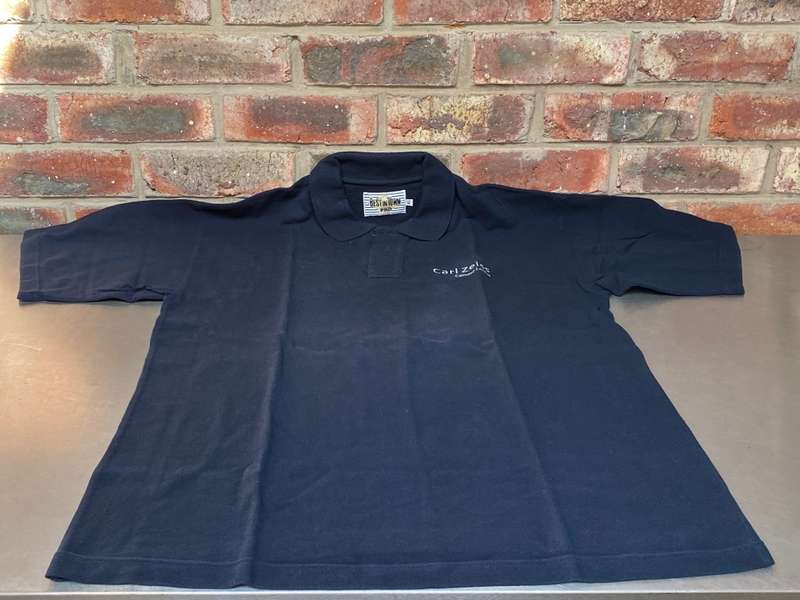 Carl Zeiss Polo Shirt, Camera Lenses, dark blue, collectors item, secondhand, size XL