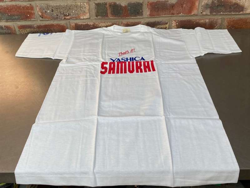 Yashica Samurai T-Shirt 1988 , size L, collectors item, still new, vintage