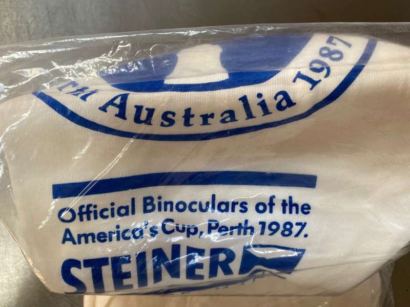 Steiner Americas Cup Perth Australia 1987 T-Shirt, size 9/XXXL, collectors item, still new, vintage