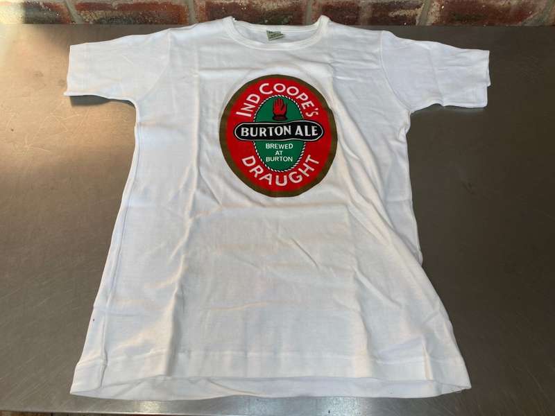 IND Coopers Burton Ale Draught T-Shirt size L, collectors item, vintage
