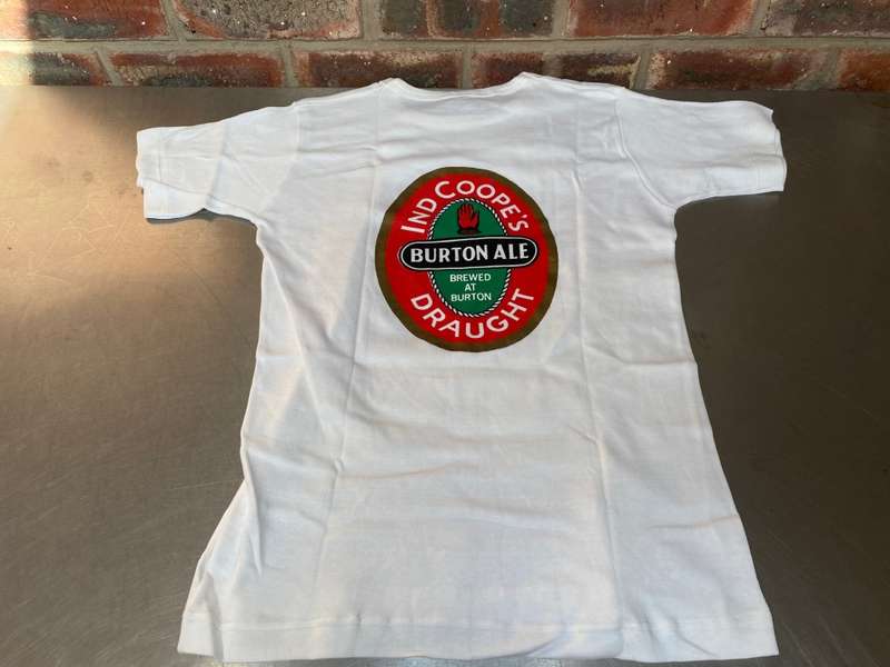 IND Coopers Burton Ale Draught T-Shirt size L, collectors item, vintage