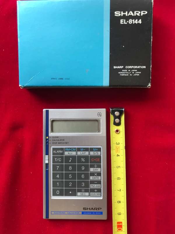 Sharp EL-8144 Calculator, collectors item, vintage