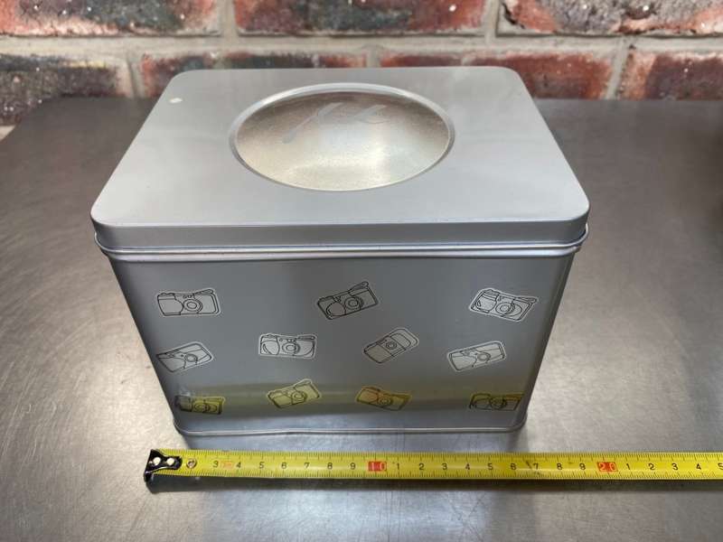 4 x Original Olympus Aluminium sale-box for mju-I / mju-II