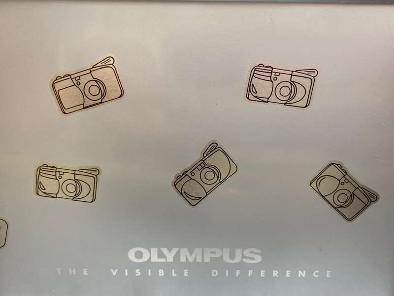 4 x Original Olympus Aluminium sale-box for mju-I / mju-II