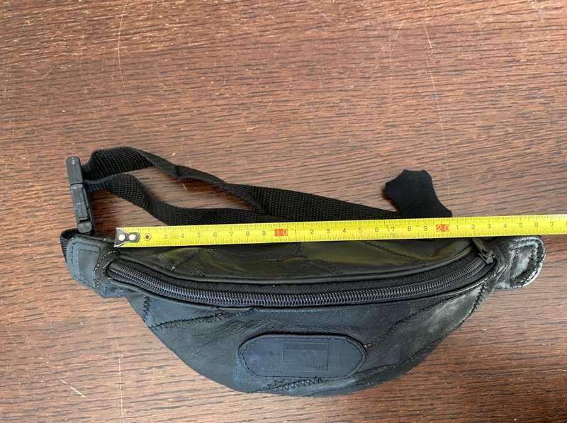 Zeiss Belly Bag Leather black new, vintage, collectors item