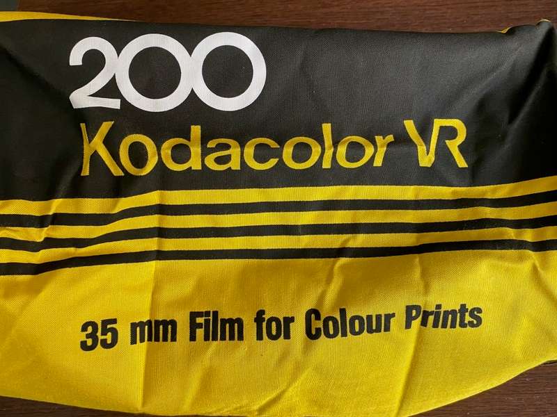 Kodak Bag Kodacolor VR 200 ,collectors item, vintage, retro,from the 80s, 35mm Film, STILL BRAND NEW