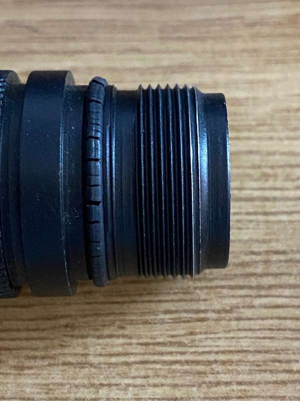 Walther Mega Light 3 ,torch, works with 2x CR123A Batterie, Batteries needs to be replaced, vintage