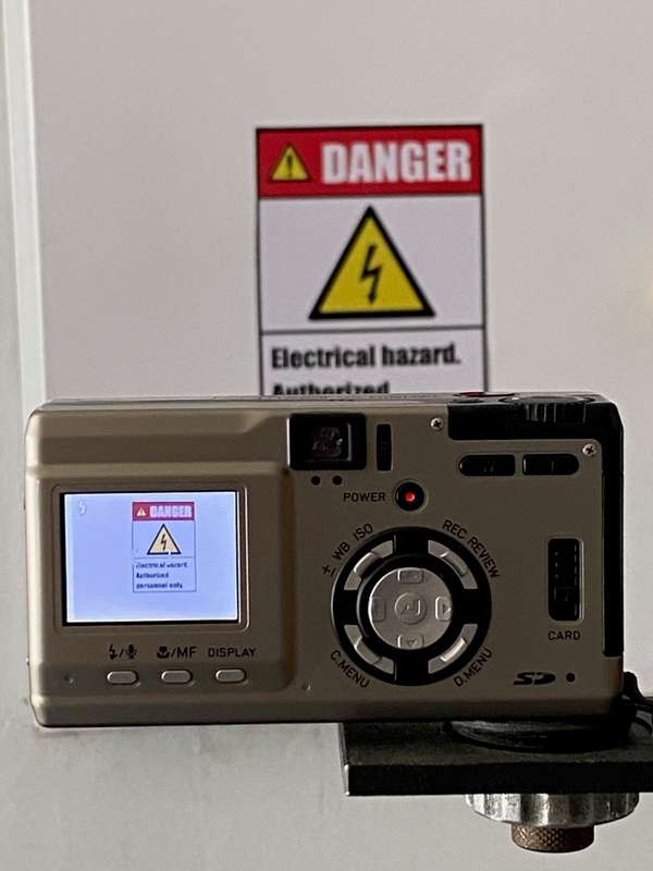 Contax TVS Digital Camera T*, Carl Zeiss lens, second hand, in very good condition, Titanium Body