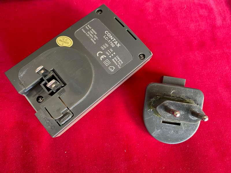 Contax TVS Digital Camera T*, Carl Zeiss lens, second hand, in very good condition, Titanium Body