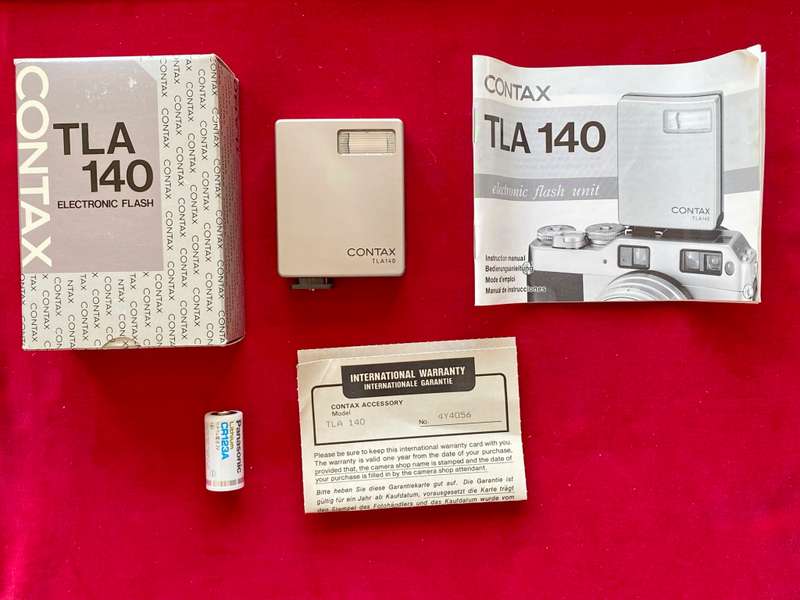 Contax TLA 140 Flash for Contax G1/G2, second hand, in very good condition,