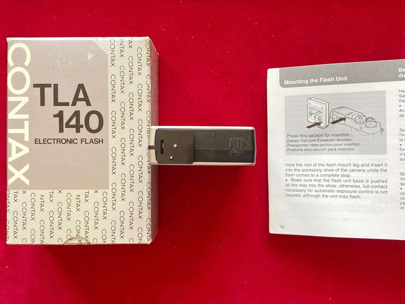 Contax TLA 140 Flash for Contax G1/G2, second hand, in very good condition,