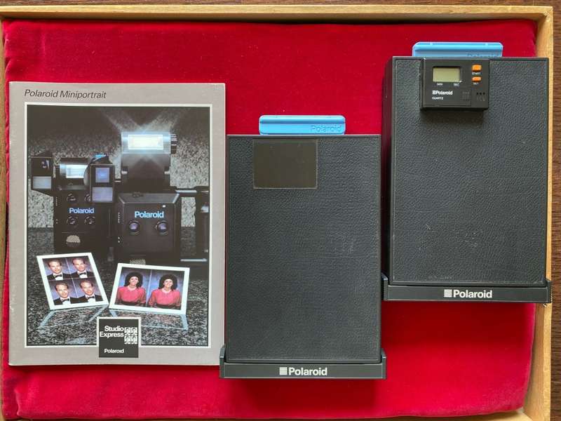 2X POLAROID FILM-CASSETTE FOR POLAROID MODEL 403 MINIPORTRAIT PASSPORT ID CAMERA