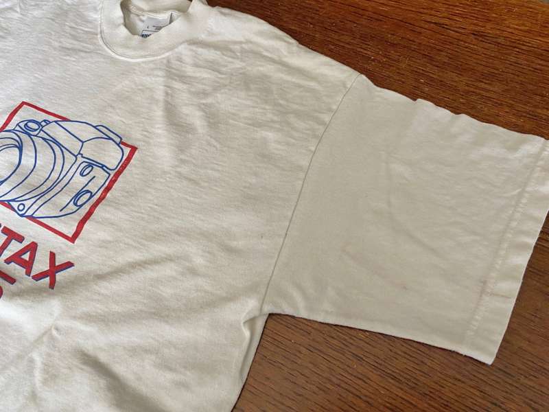 Contax 645 T-shirt white size L used  vintage, collectors item