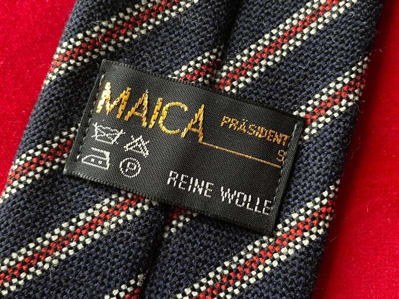 Maica Präsident Reine Wolle Made in Germany , collectors item, rare, vintage, pure wool